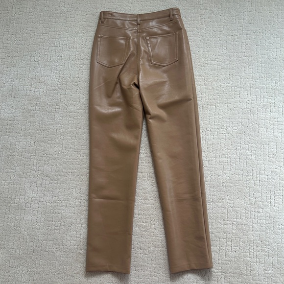 Aritzia Melina leather pant in camel - Picture 5 of 6